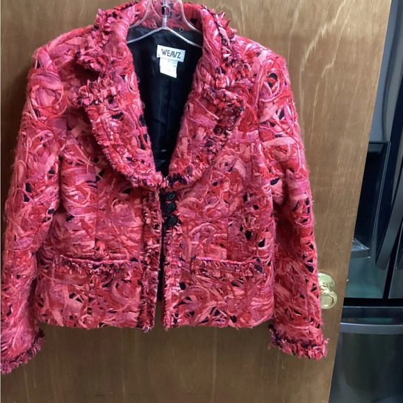 Weave hot pink blazer size M - Picture 1 of 8